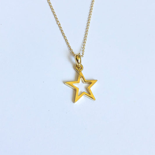 MIA - Collar Estrella Chapa de Oro