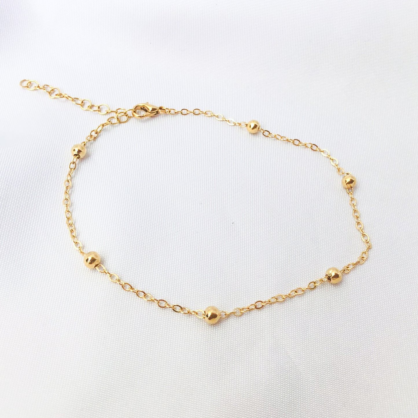 FERNANDA - 18k Gold Plated Ball Anklet